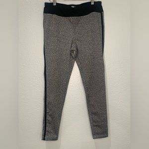 W Sport Athletic Gray/Black Yoga Leggings‎ Size XL